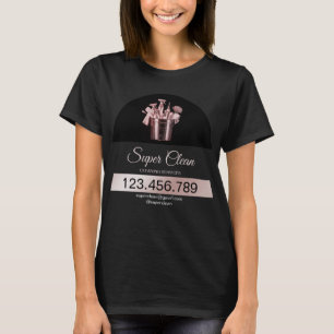 Camiseta Limpeza de Casa de Empregada Doméstica Holograma
