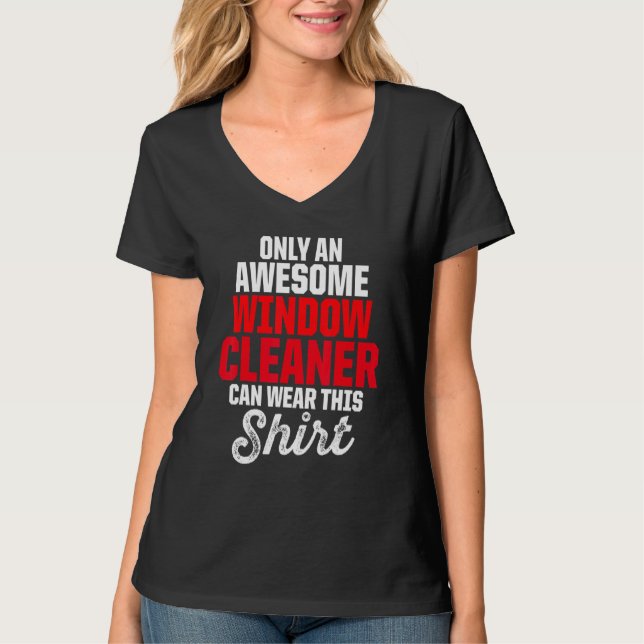 Camiseta Limpeza de Janelas 1 (Frente)