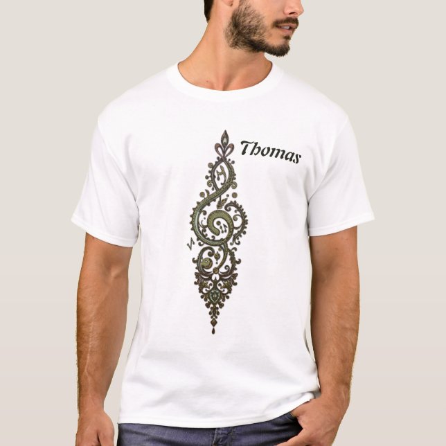 Camiseta Limpeza de ornamentado (Frente)