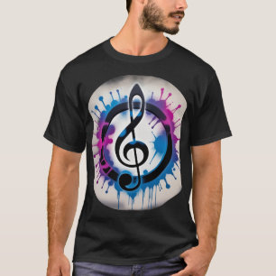 Camiseta Limpeza de Tremores Vibrantes com Placas de Tinta