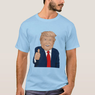 Camiseta Limpeza de Trump Negrito