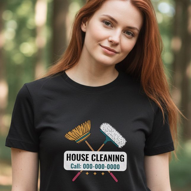 Camiseta Limpeza de Vassouras e Casas (Brooms & House Cleaning T-Shirt)