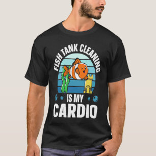 Camiseta Limpeza do Aquário é meu Cardio Aquário  Aquaris