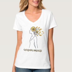 Camiseta Limpeza do ouro - Silhueta Minimalista Fluente