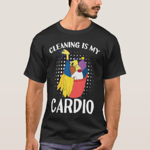 Camiseta Limpeza É Meu Exercício Cardio Com Limpeza Essen