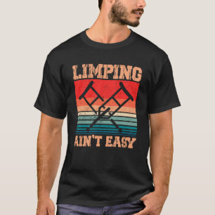 Camiseta Limpeza Fácil Limpar Perna Engraçada