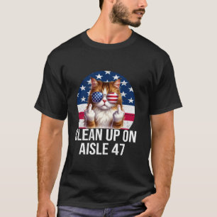 Camiseta Limpeza na Prateleira 47 Engraçado Político