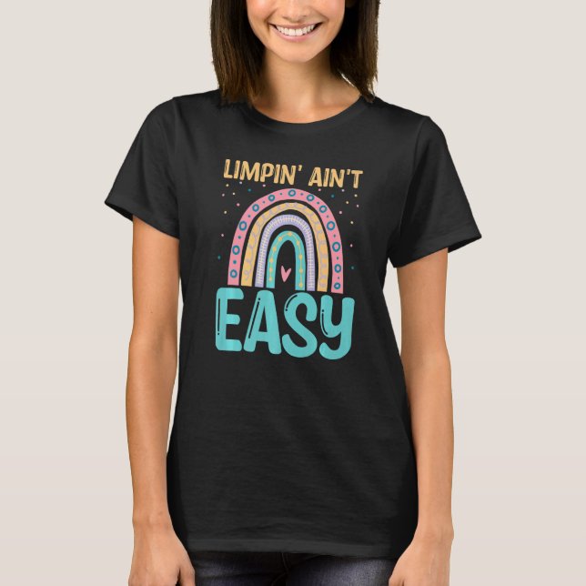Camiseta Limpin não é fácil Perna quebrada 2 (Frente)