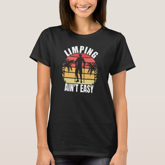 Camiseta Limpin Não é Fácil Perna Quebrada 7 (Frente)