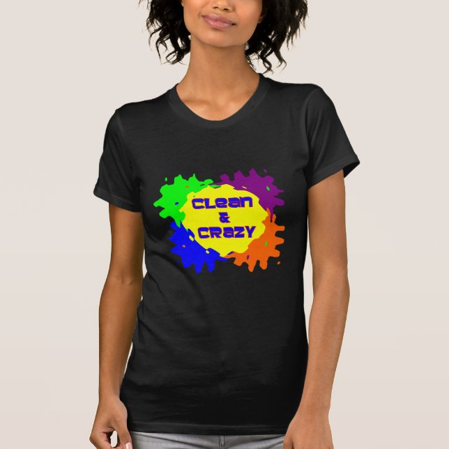Camiseta Limpo e louco (Frente)