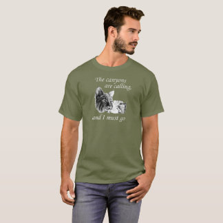 Camiseta Lince. As gargantas estão chamando e eu devo ir