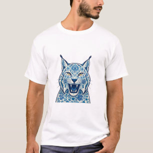 Camiseta Lince floral