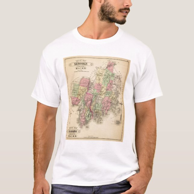 Camiseta Lincoln Co, Sagadahoc Co (Frente)