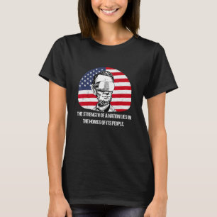 Camiseta Lincoln Futurística VR Citação Fictícia 3