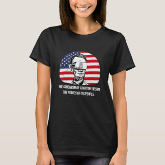 Camiseta Lincoln Futurística VR Citação Fictícia 3