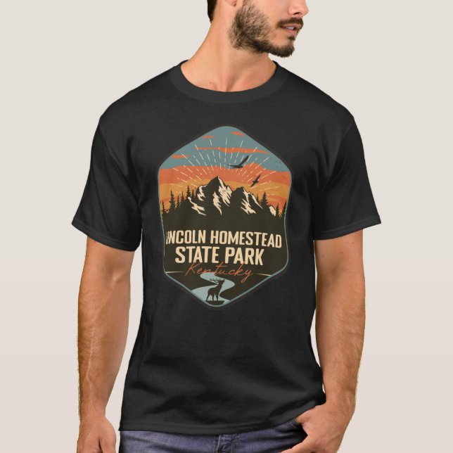 Camiseta Lincoln Homestead State Park Kentucky KY Retro Sou (Frente)