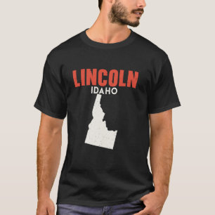 Camiseta Lincoln Idaho EUA Estado Americano Viagem Idahoan