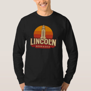 Camiseta Lincoln Nebraska Capitol Ponteiro do Sol Retroat