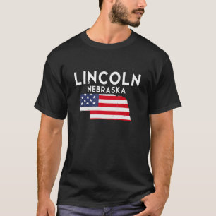 Camiseta Lincoln Nebraska EUA State America Viagem Nebraska