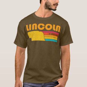 Camiseta Lincoln Nebraska Vintage angustiou Souvenir