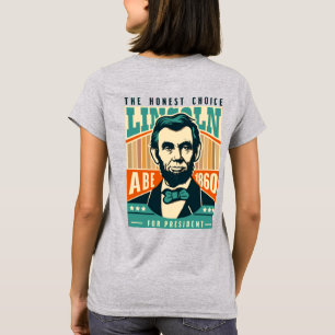 Camiseta Lincoln para o Presidente - 1860