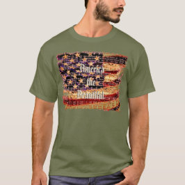 Camiseta Linda América, Oliveira, Camisa-T de Homens Patrió