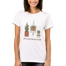 Linda "Apenas uma Garota que Ama Plantas" Retro Bo