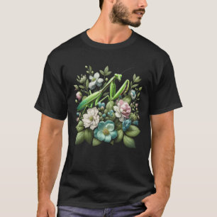 Camiseta Linda Arte Inseta Rezando Mantis Wildlife Anima