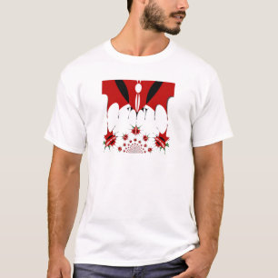Camiseta Linda bandeira do Quênia. Motif art design