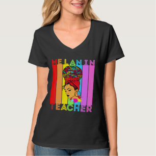 Camiseta Linda Black Girl Magic Melanin Poppin School T