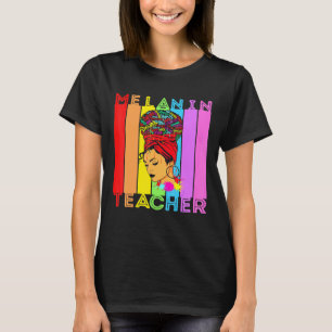 Camiseta Linda Black Girl Magic Melanin Poppin School T