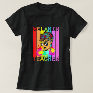 Camiseta Linda Black Girl Magic Melanin Poppin School T