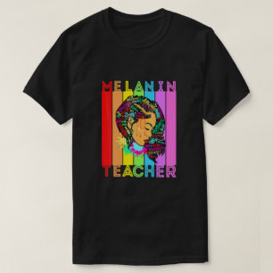 Camiseta Linda Black Girl Magic Melanin Poppin School T