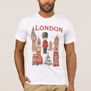 Camiseta Linda Cidade de Londres – Guarda Britânico, Big Be
