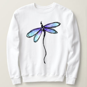 Camiseta Linda Dragonfly Abstrato Art para Vestir