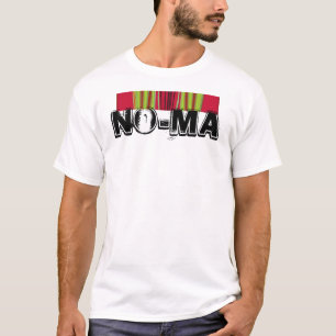 Camiseta Linda e adorável arte tribal africana vermelha e a