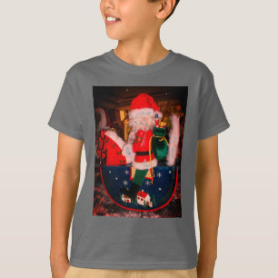 Camiseta Linda e maravilhosa arte festiva de Natal
