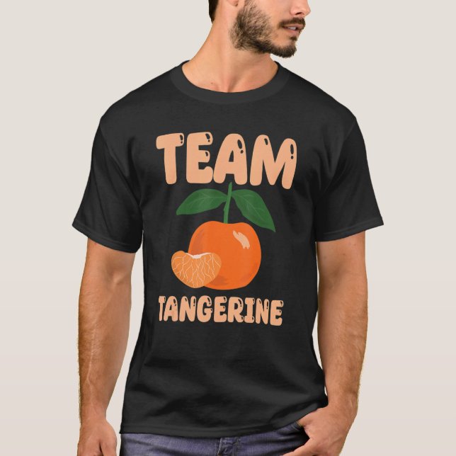Camiseta Linda Equipe Tangerine Outfit Love Mandarin Orange (Frente)