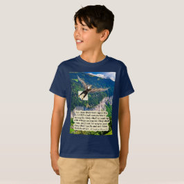 Camiseta Linda Escritura de Águia Isaiah 40:31