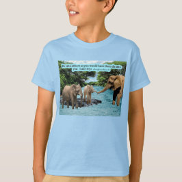 Camiseta Linda Escritura de Elefante Luke 6:31