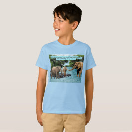 Camiseta Linda Escritura de Elefante Luke 6:31