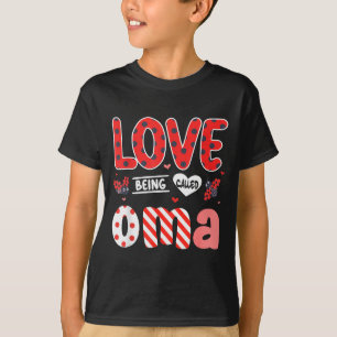 Camiseta Linda Eu Adoro Ser Chamado Oma Ladybug Feliz Valen