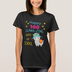 Camiseta Linda Feliz 100 Dias de Lama, escola infantil