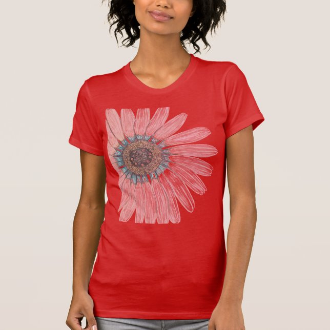 Camiseta Linda Flor (Frente)