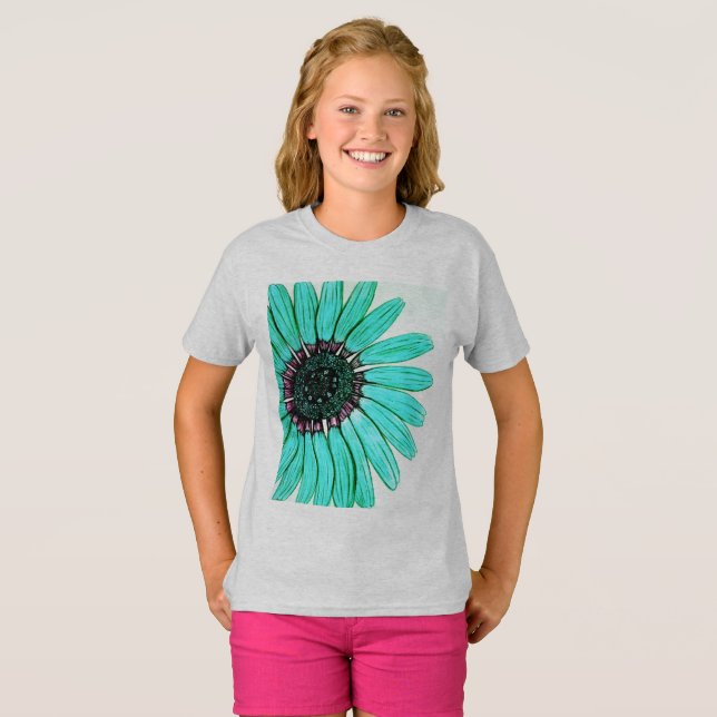 Camiseta Linda Flor (Frente Completa)