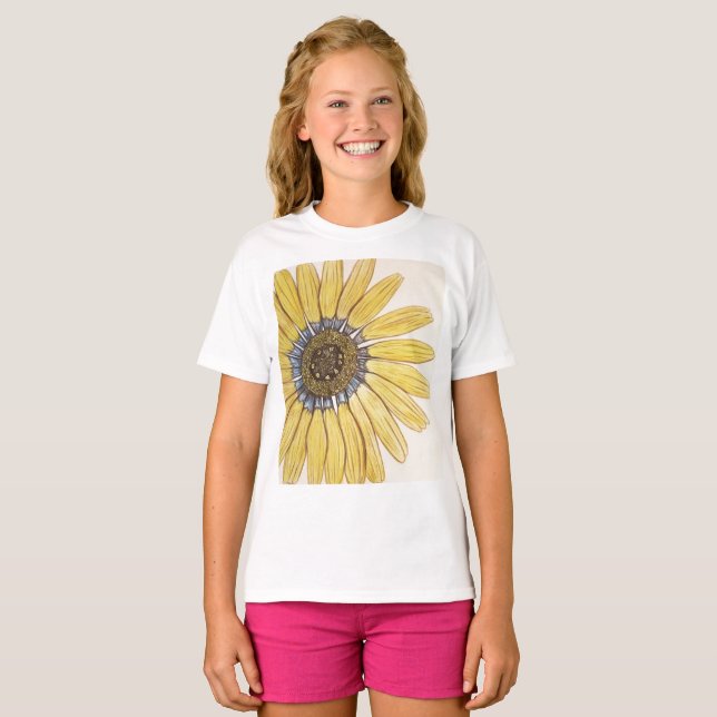 Camiseta Linda Flor (Frente Completa)