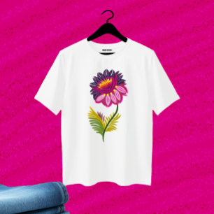Camiseta Linda flor
