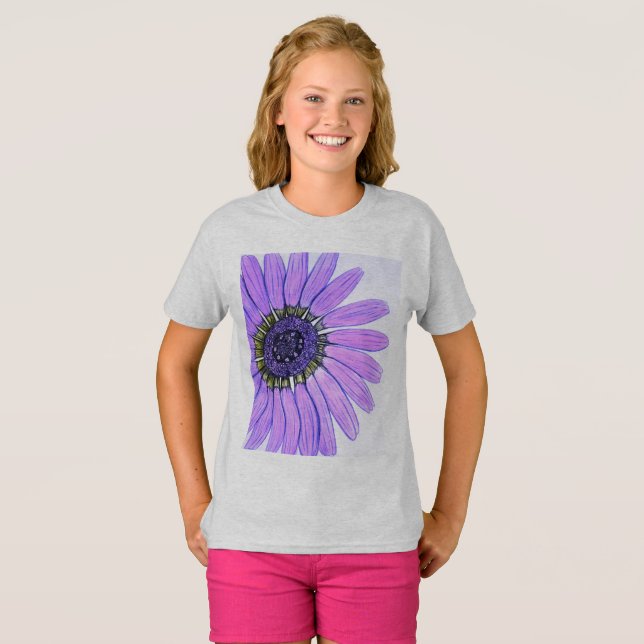 Camiseta Linda Flor (Frente Completa)