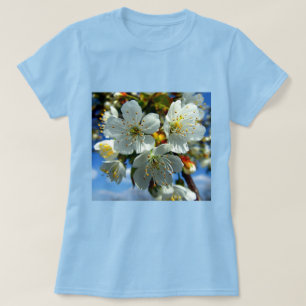 Camiseta Linda flor de maçã em flor 