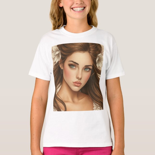Camiseta Linda garota 11 (Frente)